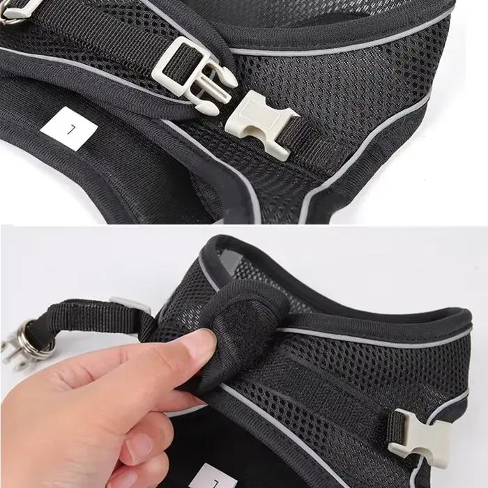 Ensemble de harnais pour chiot, accessoires pour chiens, gilet réglable pour animaux de compagnie, bouledogue français, Chihuahua, petit collier pour chien, fournitures, produits pour la maison