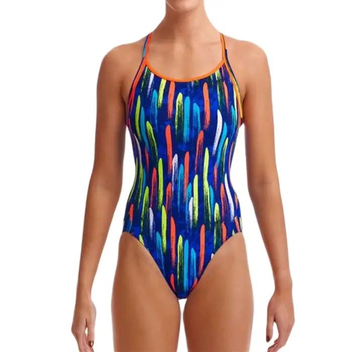 Funkita 2022 femmes maillot de bain Triathlon dos Sexy une pièce costume maillots de bain porter formation fonctionnelle maillot de bain sport maillot de bain