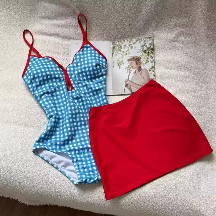 Maillot de bain à carreaux