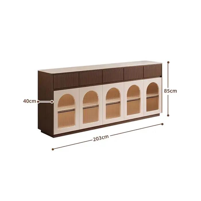 Armoires de salon modernes et tendance, esthétique française, élégantes et simples, Meuble de rangement nordique pour la maison