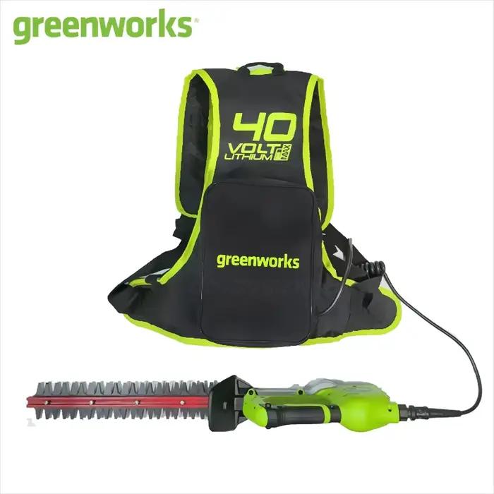 Greenworks-Taille-haie électrique sans fil 40V, 400W, sécateur à moteur sans balais, à une main, outil de cisaillement de jardin uniquement