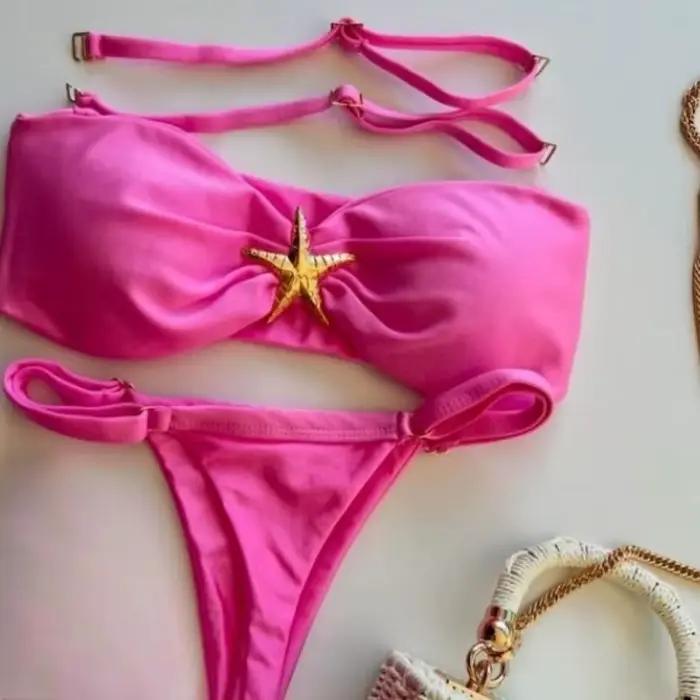 Nouveau Maillot de Bain Bikini Étoile de Mer 2026 – Ensemble Uni