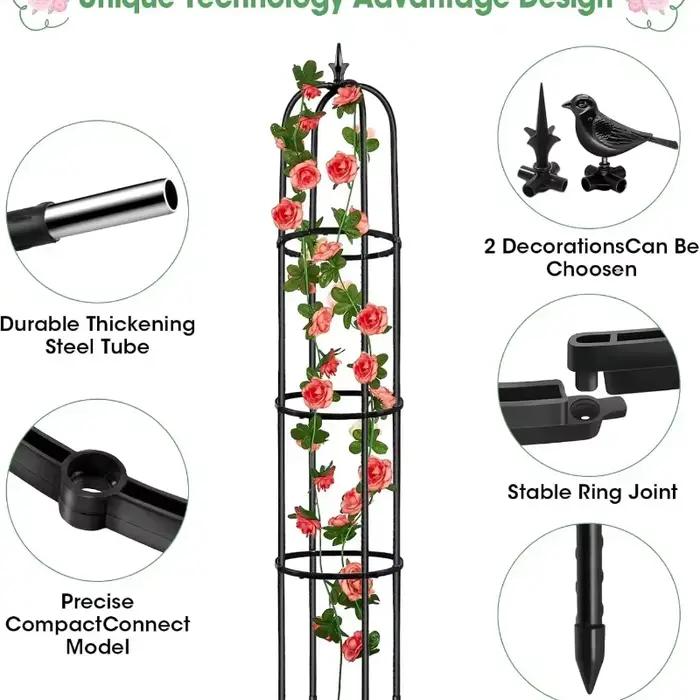 Treillis d'extérieur pour la grimpée des roses |   Buissons de roses, fournitures de jardinage, comprenant des supports de structure, des supports pour pots de fleurs, des supports pour plantes