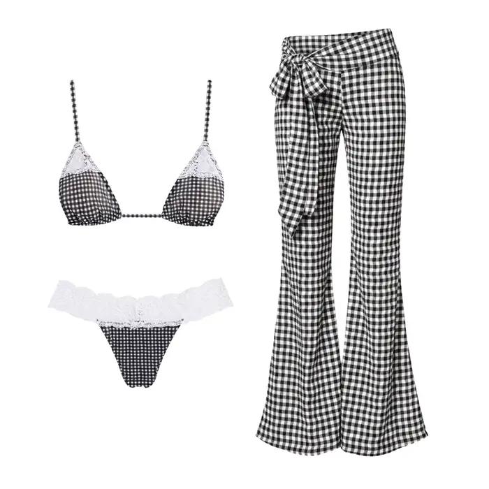 Micro bikinis string 2026 Nouveaux maillots de bain sexy en dentelle brésilienne pour femmes