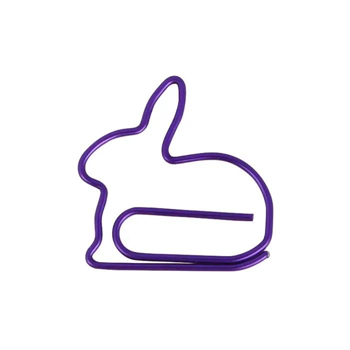 Trombone en métal lapin violet