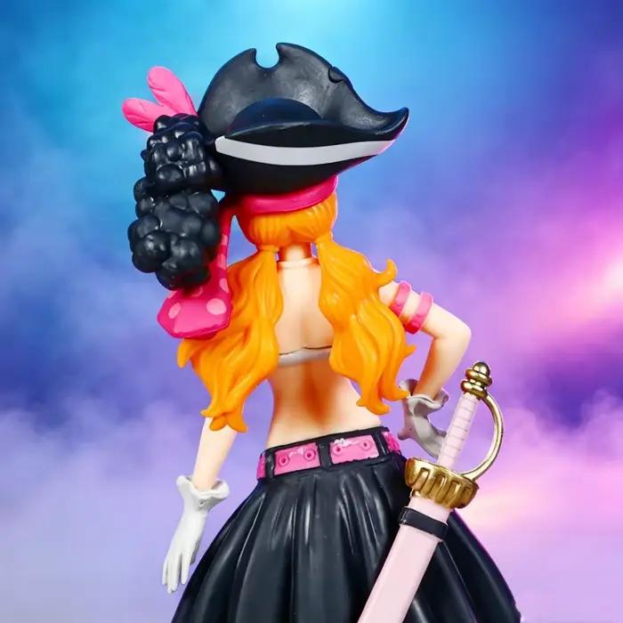 Figurine d'action Nami vêtements noirs de l'anime One Piece, figurine à habiller ONE PIECE FILM RED, modèle de collection en PVC, jouet, cadeau d'anniversaire