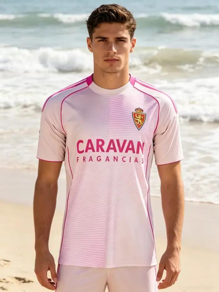 Maillots Real Zaragoza 2026 – T-shirt de sport respirant et confortable pour les passionnés de football, adapté aux adultes, aux familles et aux enfants