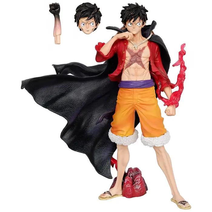 Figurine Luffy Kaidou Duel Head, 17cm, Anime, One Piece, Proxy, Monkey D Modèle de jouet Luffy en PVC, posture debout, jouet à collectionner, cadeau