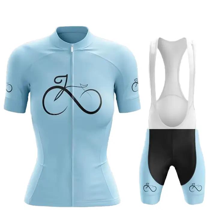 Maillot de cyclisme respirant à manches courtes pour femme, vêtements de vélo d'extérieur, tenue de cyclisme estivale pour femme, maillot de route
