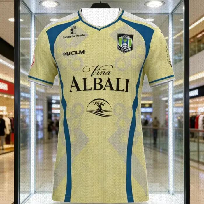 Maillot de Futsal Valdepeñas Viña Albali 2026 – Haut d'entraînement de football en salle pour hommes et femmes – Tenue de sport et de plage LNFS
