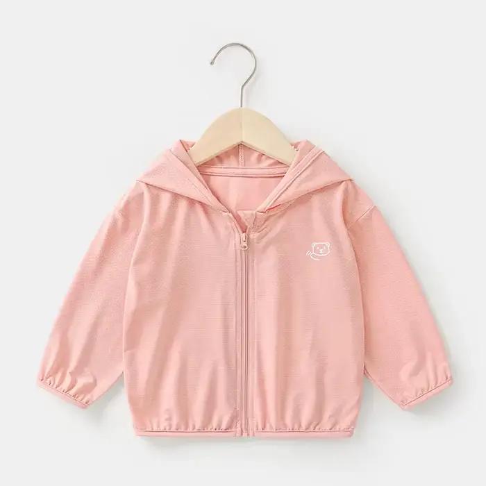 Veste de protection solaire UV pour enfants, unisexe, respirante, légère, pour bébé, tout-petit, voyage en plein air, été, douce, portable