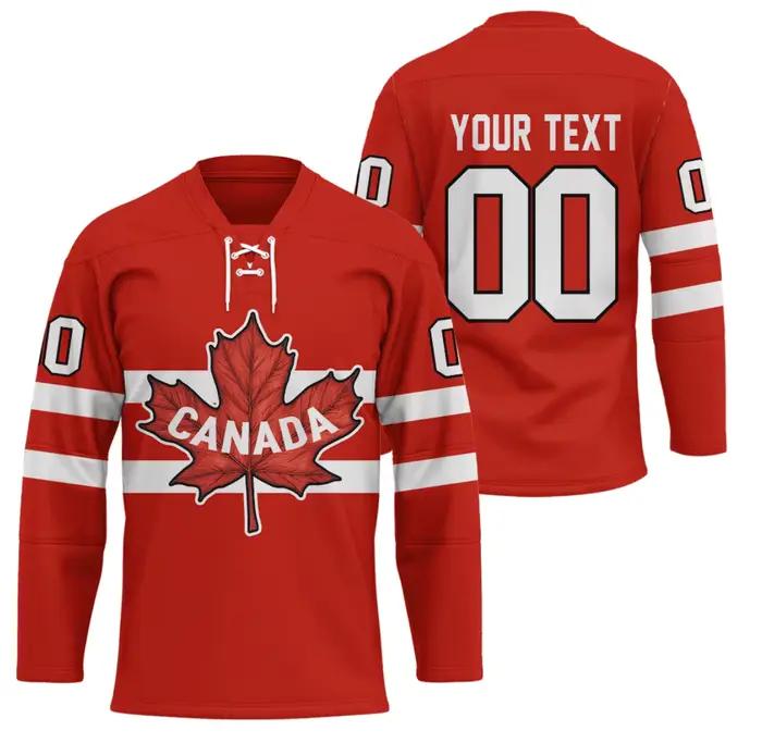 Nom personnalisé rouge maison Breakaway 3D imprimé mode hommes maillot de Hockey été unisexe Personali Sport équipe maillot chemise YU01