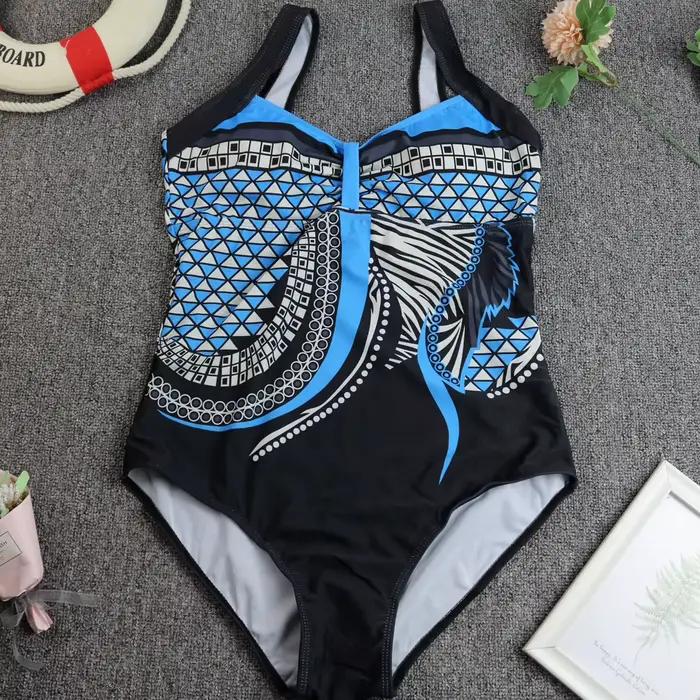 Maillot de bain une pièce Vintage pour femmes