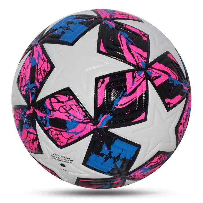 Ballon de Football Standard professionnel Sports de plein air ballons de Match entraînement Football sans couture matériau PU de haute qualité taille 5 taille 4