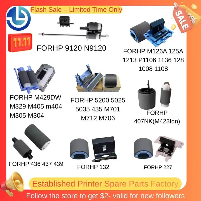 Kit de pièces détachées pour imprimante, comprend un rouleau de ramassage et un tampon de séparation pour HP Universal 407NK 436 437 439 M429DW M329 M405 M404 M305 M30