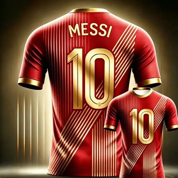 2026 Messi N°. 10 Maillots de football édition commémorative - T-shirt de sport pour homme Argentine - Entraînement de football