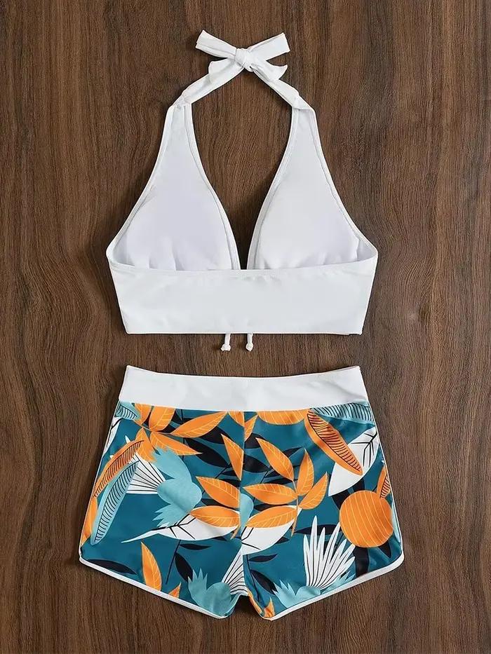 Ensemble de bikini halter pour femme