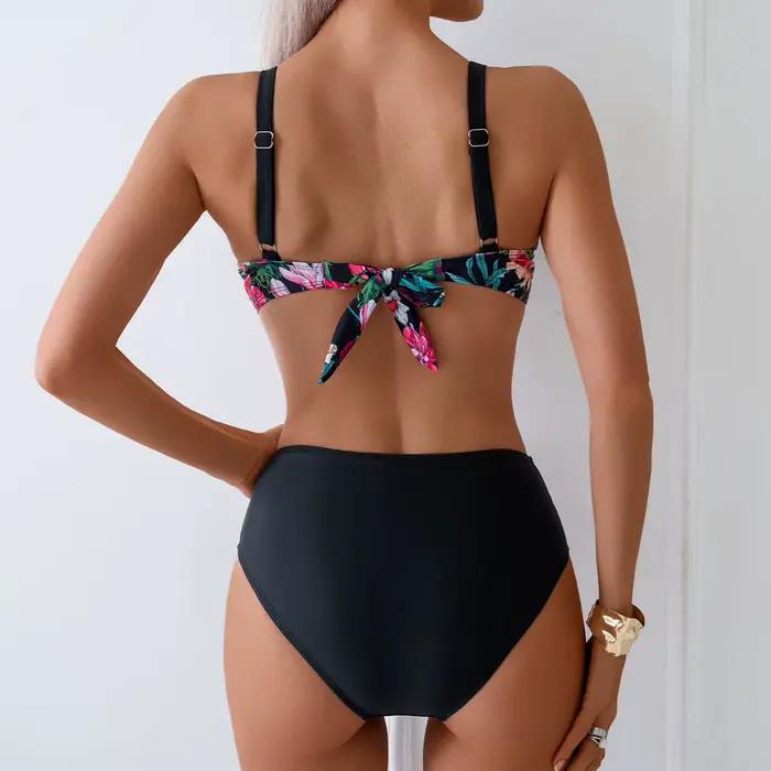Maillot de bain Vintage imprimé pour femmes