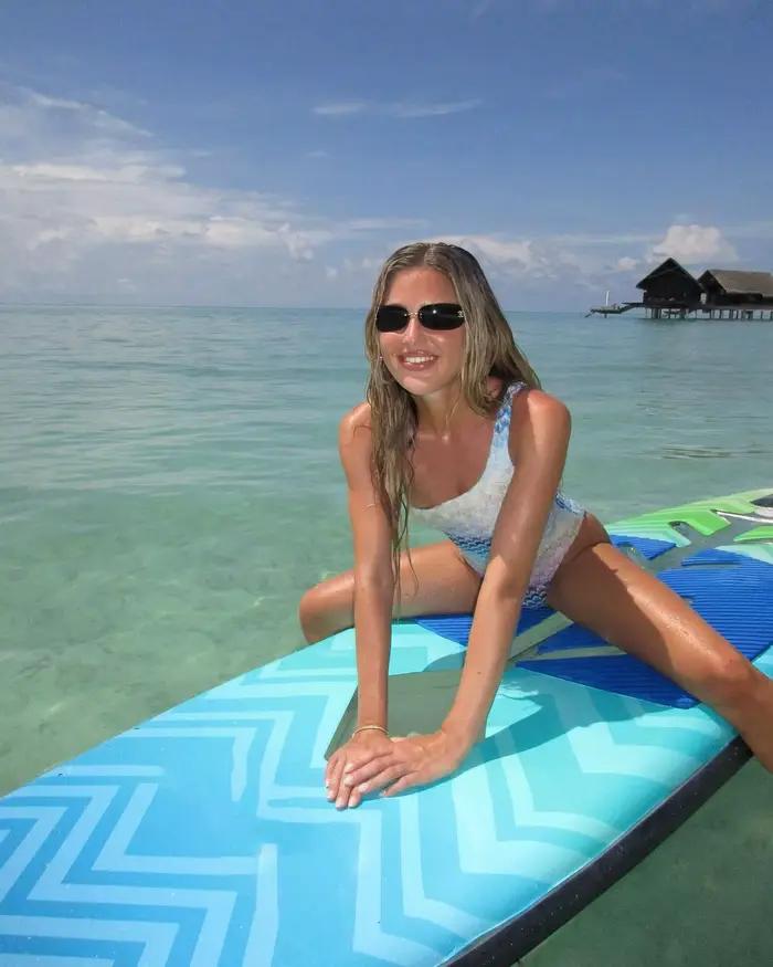 Maillot de bain une pièce asymétrique imprimé pour femme – Tenue de plage et de villégiature – Monokini