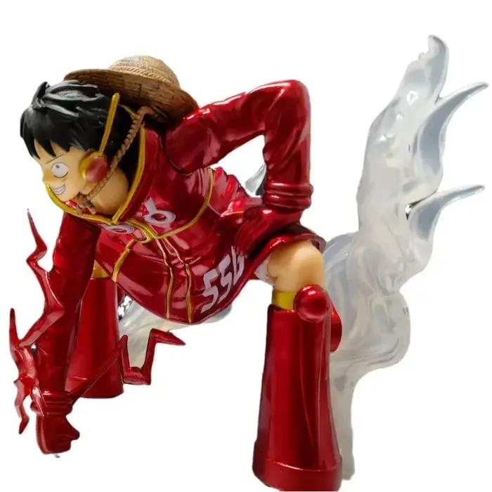 Figurine d'action One Piece Egg Head Island Earth Beating Road, série anime, modèle PVC, jouet, cadeau d'anniversaire pour enfants