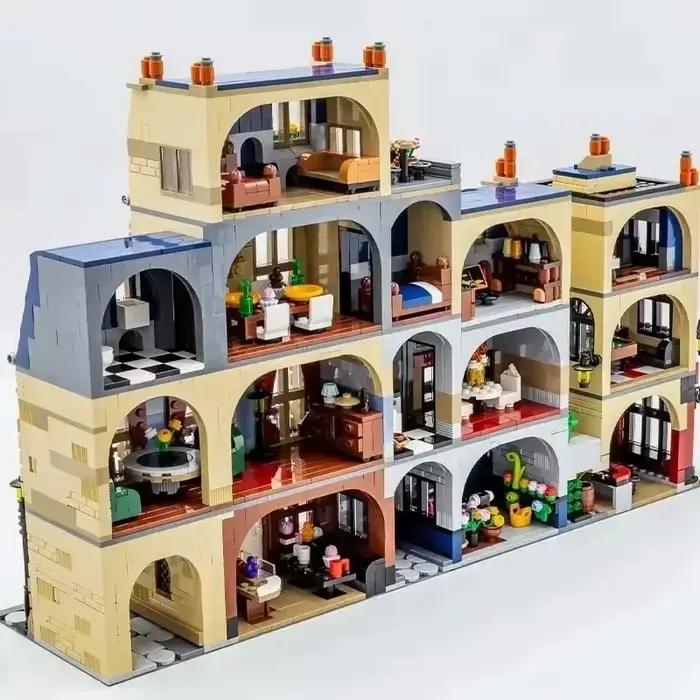 3532 pièces, Architecture parisienne, Façades modulaires de style Haussmann, Vue sur rue créative, 910032, Jouets de puzzle, Cadeau pour adultes