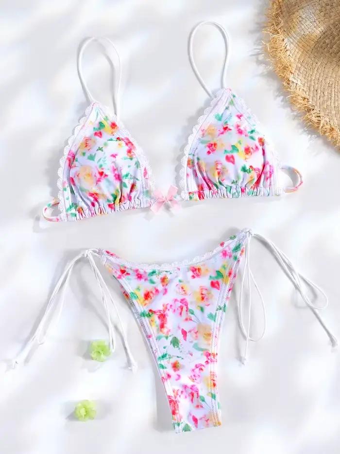 Bikini Push-Up en Dentelle 2026 – Maillot de Bain Sexy pour Femme