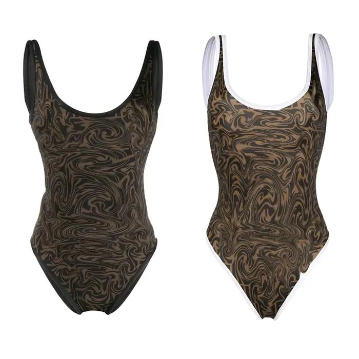 Maillot de bain une pièce amincissant pour femme