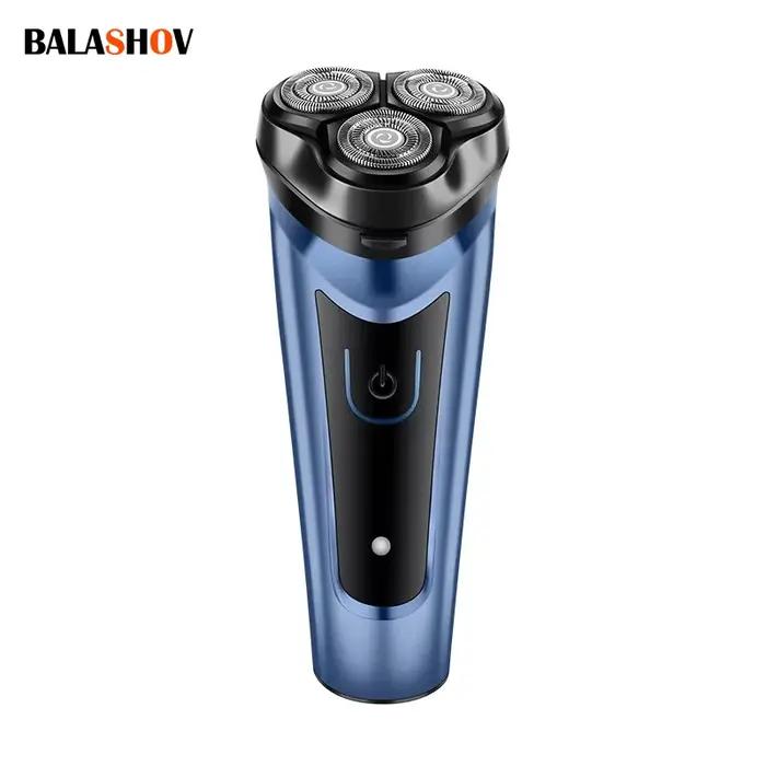 Rasoir pour hommes USB rasoir électrique puissant barbe Machine à raser rasoir électrique Rechargeable étanche