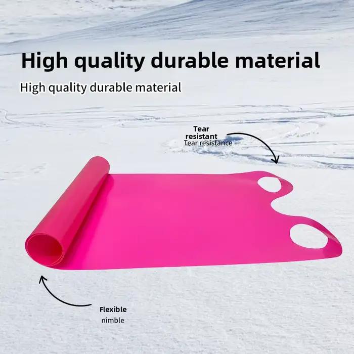 Tapis de planche à neige, tapis volant de traîneau à neige, équipement de traîneau à neige enroulable, Portable, pour Sports de plein air, Ski