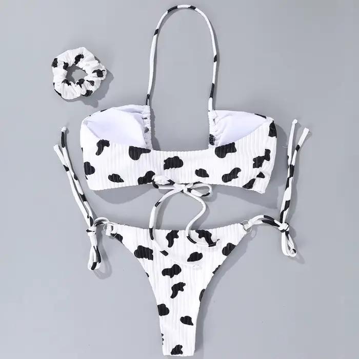 Vigorashely Ensemble de bikini sexy à dos nu 2026