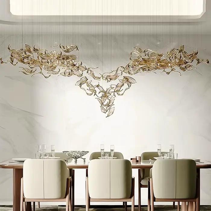 Plafonnier Suspendu au Design de Luxe, Luminaire Décoratif d'Nik, Idéal pour un Salon, une Cuisine, un Bar ou une Salle à Manger