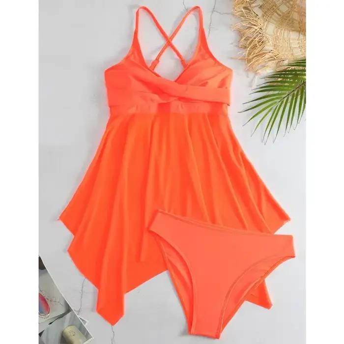 Été Sexy grands maillots de bain grande taille Tankini ensembles maillot
