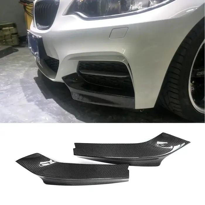 Lame de pare-choc avant en Fiber de carbone FRP, accessoire de voiture, BMW série 2 F23 F22 M, Sport, M235i M240i Coupe Convertible 2013 – 2017
