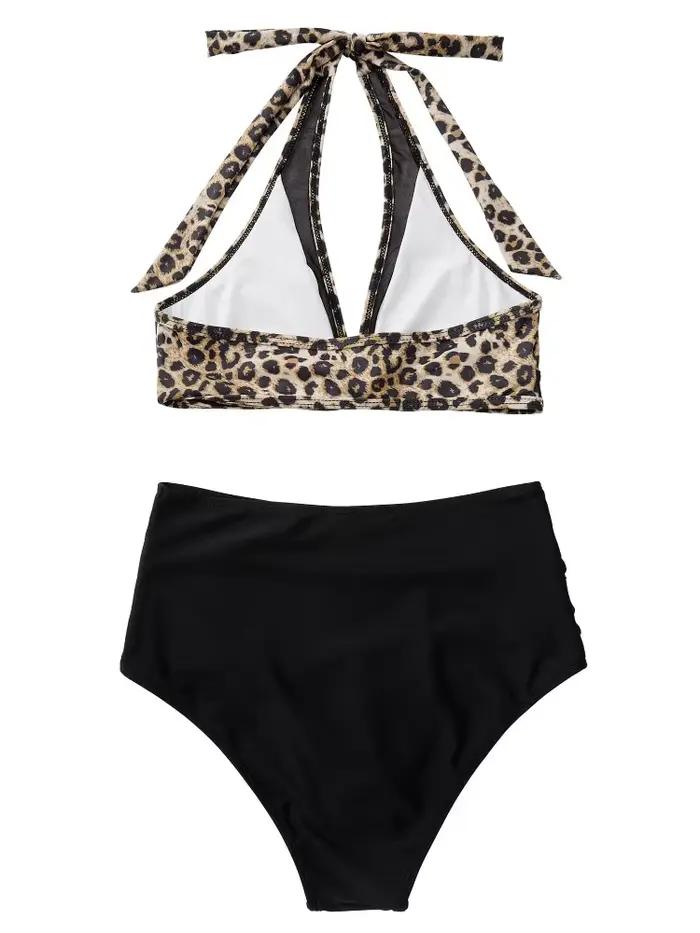 Maillot de bain taille haute pour femme sexy push-up ensemble deux pièces vêtements de plage printemps 2024