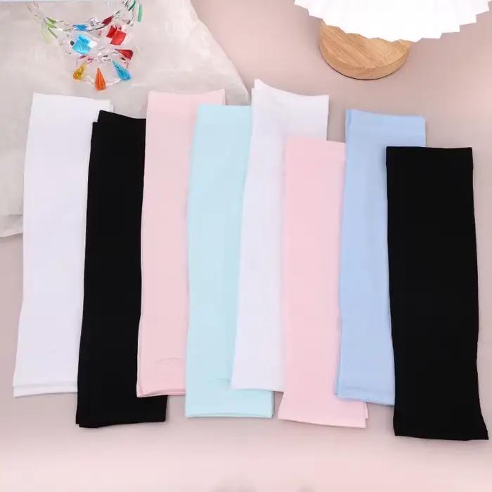 Manchons de bras de refroidissement anti-UV pour enfants, manchette de glace élastique pour filles et garçons, protection solaire, manchons de sport d'été