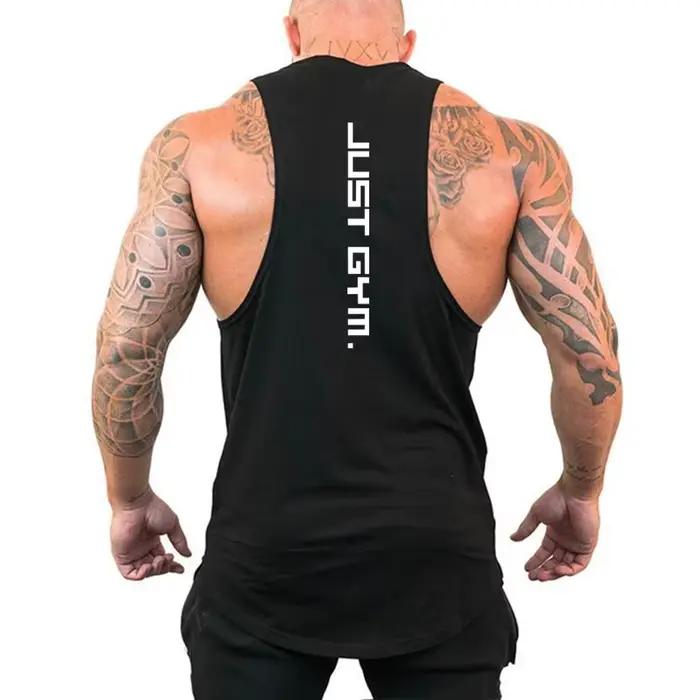 Maillot de corps de Jogging pour hommes, T-Shirt confortable sans manches, pour entraînement, Fitness, Sports de plein air, course à pied, mode, gilet ample respirant
