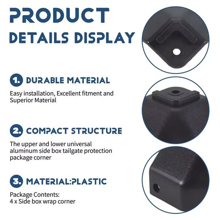 Protection d'angle fiable pour sacoche latérale de moto, accessoires de coffre arrière
