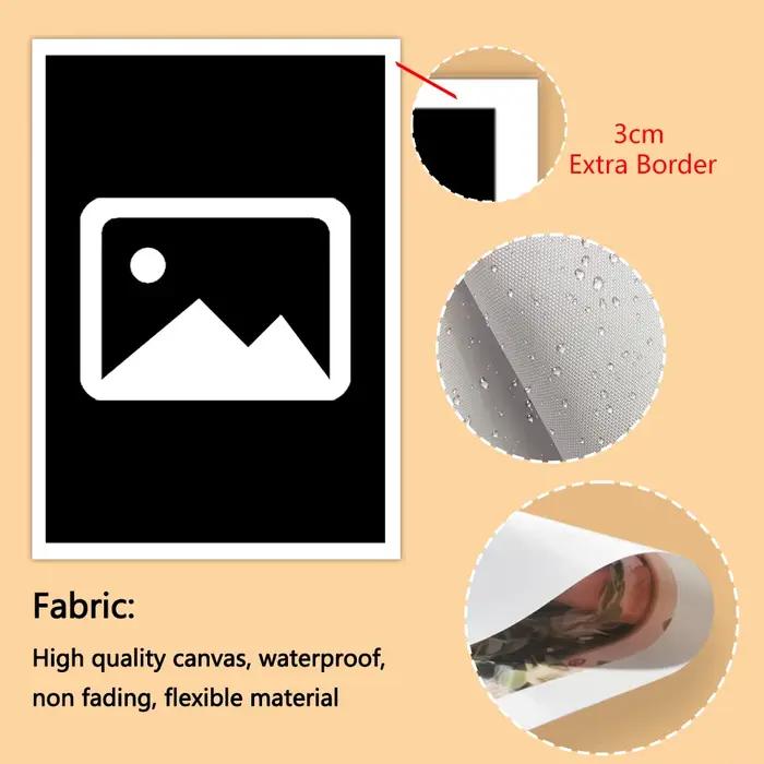 Affiche suspendue personnalisée, affiche personnalisée de grande taille avec cadre de bricolage (ou non), affiche en toile Photo personnalisée, affiche personnalisée de toutes tailles, 1 pièce