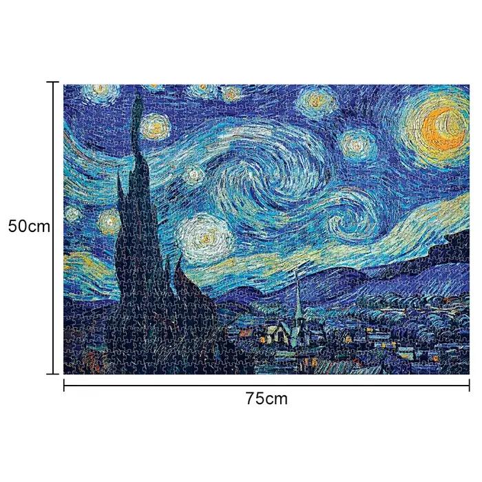 1000 pièces Puzzles pour adultes Puzzles en papier éducatif intellectuel décompression bricolage grand jeu de Puzzle jouets cadeau