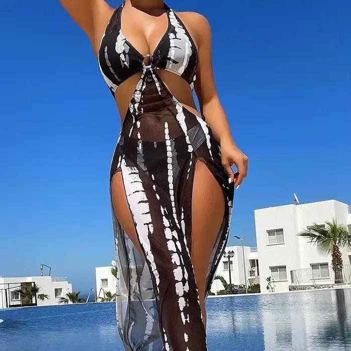 Ensemble bikini sexy trois pièces