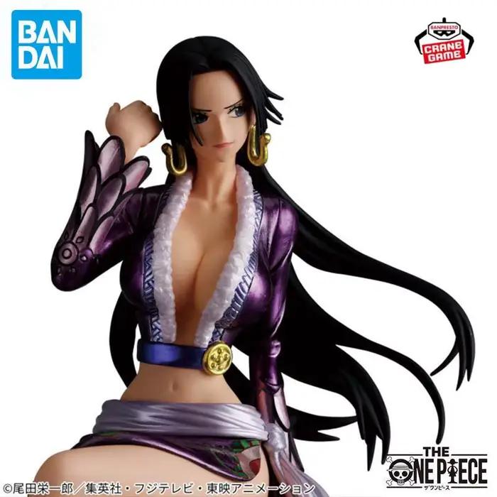 Bandai Original Banpresto ONE PIECE Nami Boa Hancock Figurines d'action Anime Figuras Modèles de dessins animés Statues Jouets pour enfants Cadeaux