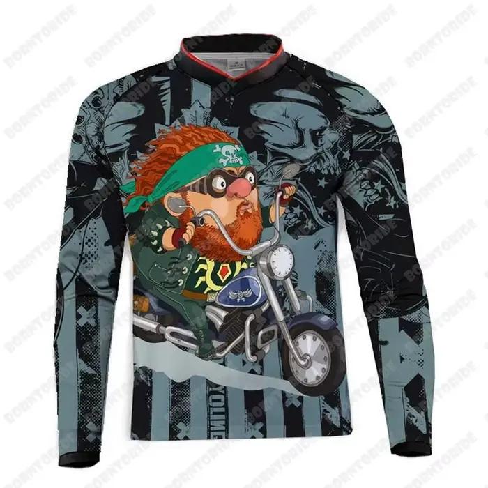 T-shirt de Moto XC, maillot de Moto XC, maillot de Moto XC BMX DH vtt, vêtements d'été