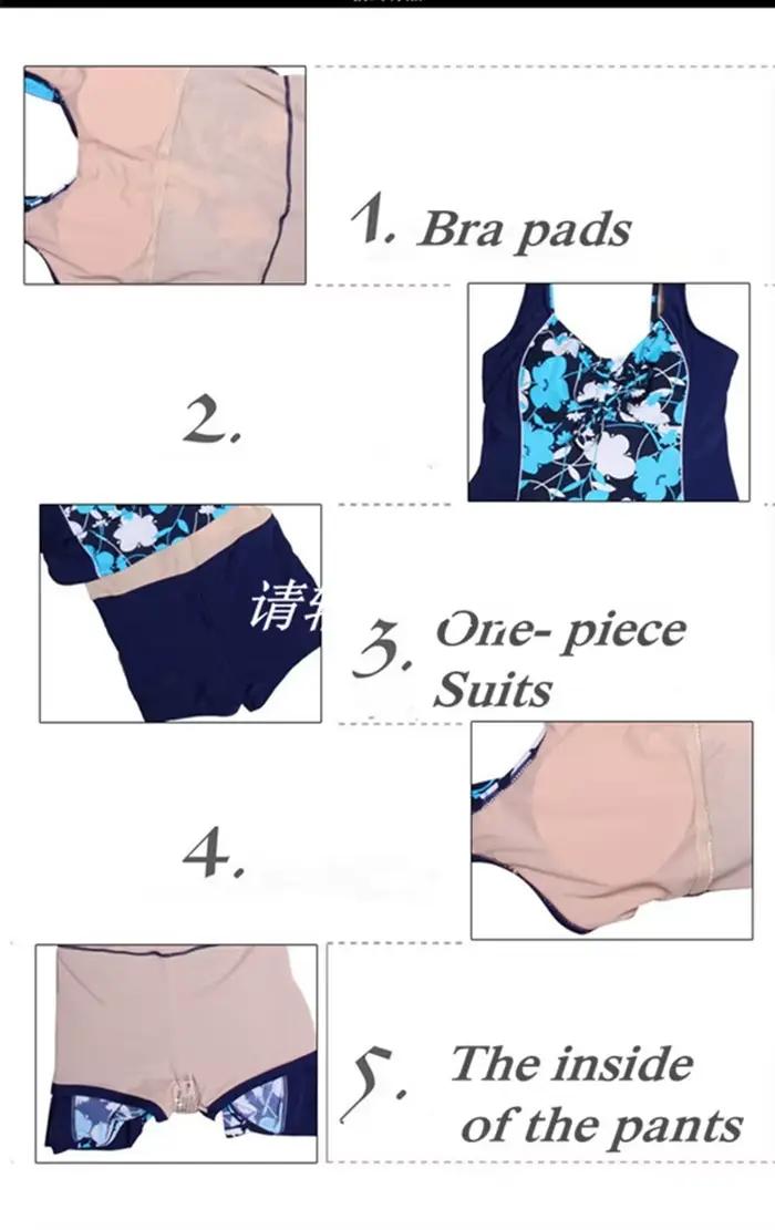 Femmes maillot de bain grande taille 5XL-8XL une pièce maillots