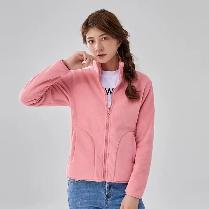 Nouveau polaire femmes vêtements de plein air mode polyvalent hiver loisirs Sports épaississement Double face manteau chaud femme veste