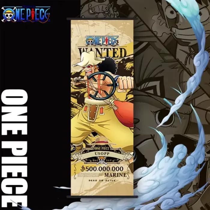 Affiche One Piece Luffy Chopper Usopp, nouveau cadeau créatif et personnalisé de haute valeur pour la décoration du salon et de la chambre à coucher