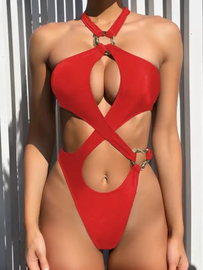 Maillot de bain une pièce sexy pour femme
