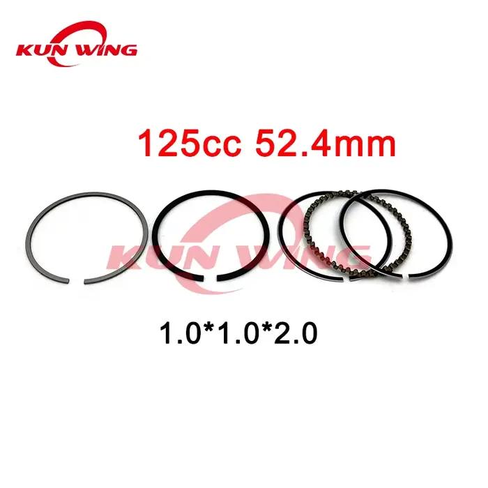 Anneaux de Piston pour Moto, 39mm 44mm 47mm 50mm 52.4mm, pour Dean 6 50 60 80 100 125 150 CC 4 Temps, Imagomoteur Scooter RL Pit Bike