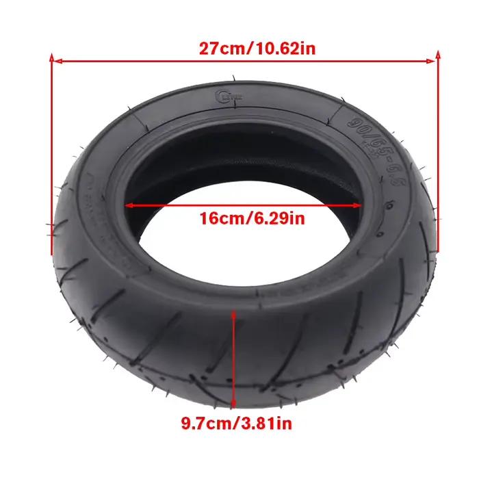 Roue arrière 110/50-6.5, roue avant 90/65-6.5, roue à pédale électrique, pneu élargi pour route urbaine, pièces de rechange de haute qualité