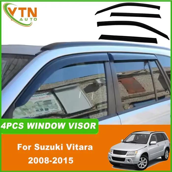 Pare-soleil de porte Weathershield pour Suzuki Vitara 2007 2008 2009 2010 2011 2012 2013 2014 2015, protection contre le vent, la pluie et le soleil, accessoires