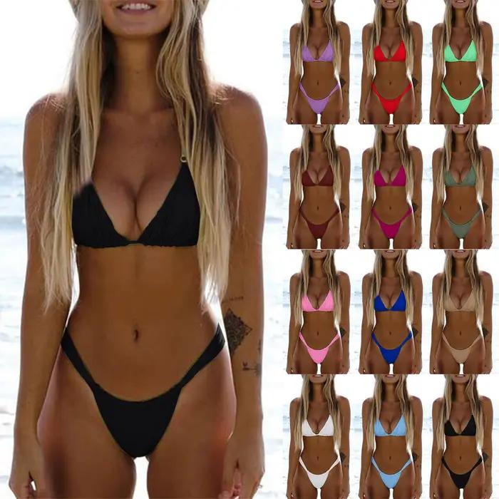Maillot de bain brésilien triangle pour femmes